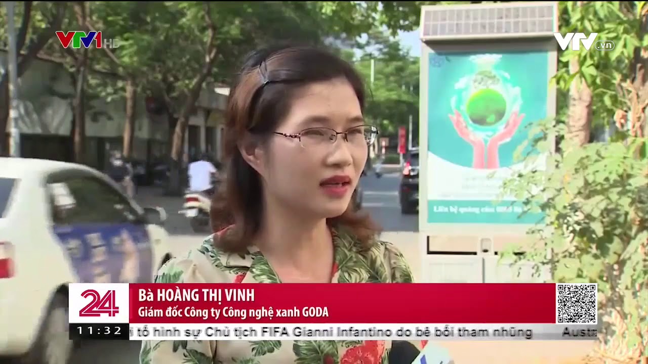 Hà Nội lắp đặt 10 000 thùng rác công nghệ cao phát sáng về đêm   VTV VN